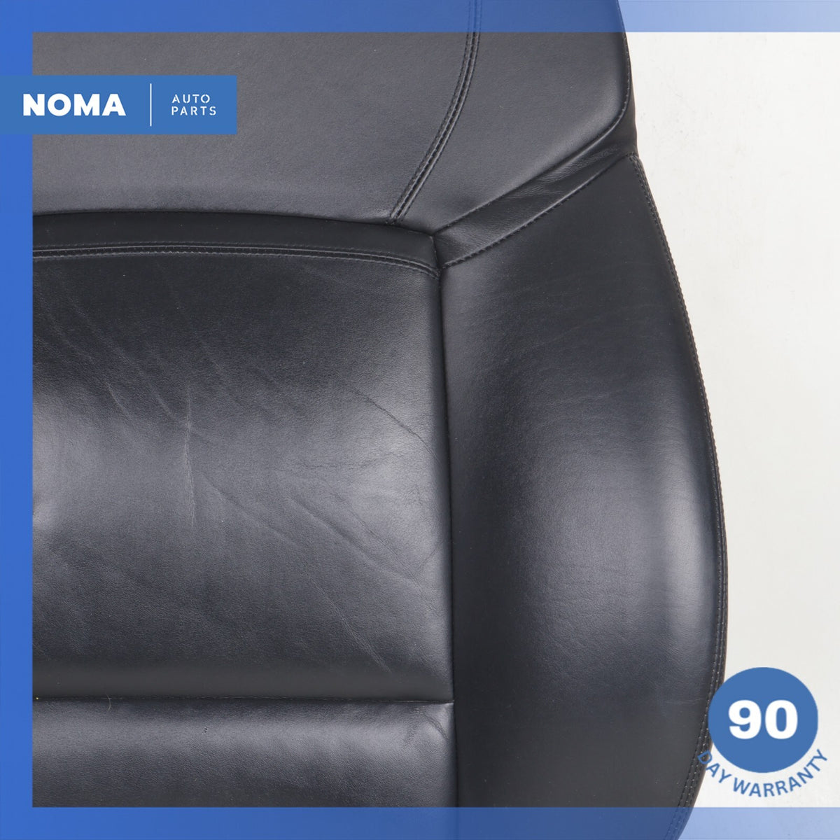 10-13 BMW F10 550i Front Right or Left Top Upper Seat Cushion Nappa Black OEM - photo 4