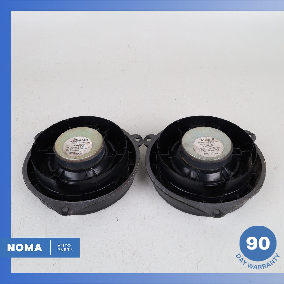 04-09 Jaguar X350 XJ8 XJR VDP Interior Audio Sound Tweeter Speaker Set OEM - photo 4
