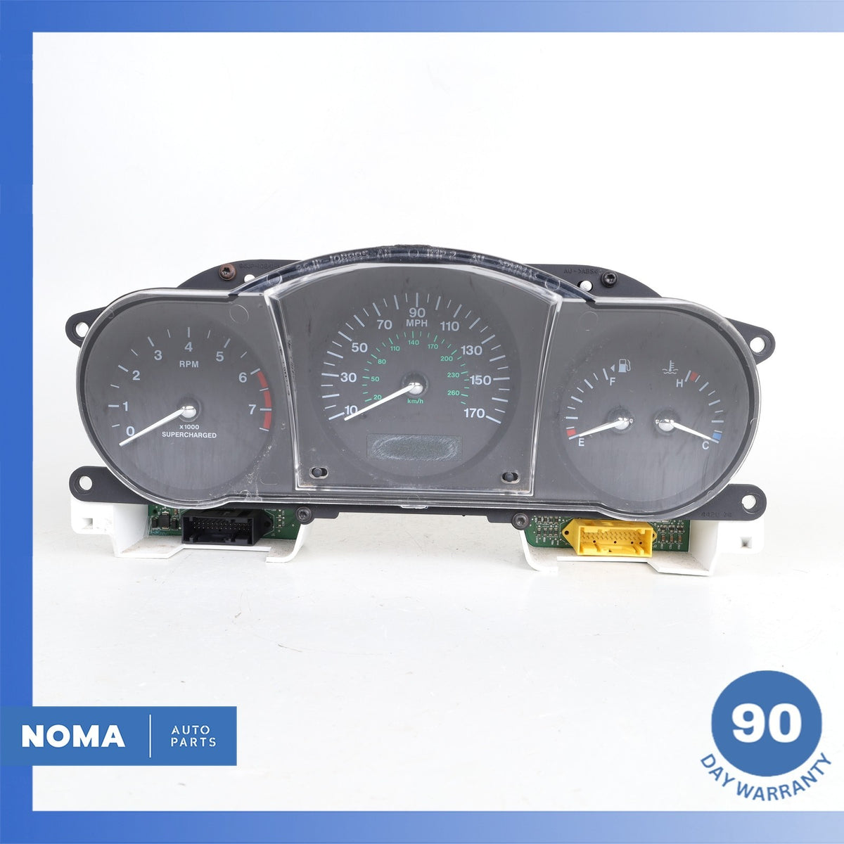03-06 Jaguar X100 XKR 4.2L S/C Speedometer Instrument Cluster C2N2456 OEM 78k - photo 2