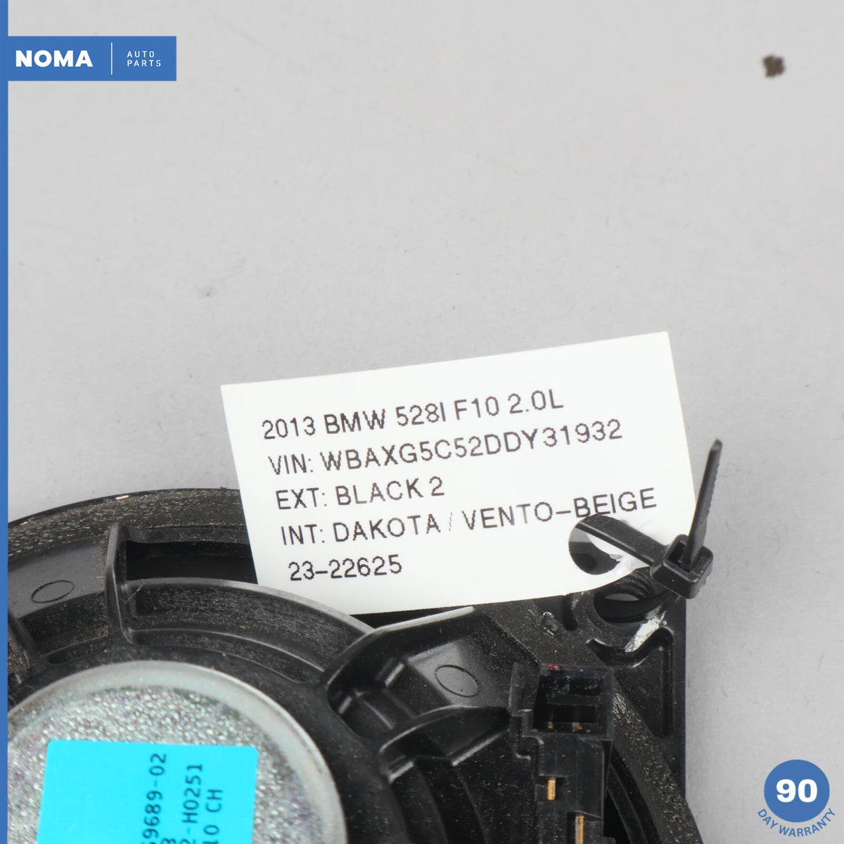 11-16 BMW 528i F10 Rear Left Deck Parcel Shelf Sound Speaker Set w/ Cover OEM - photo 14