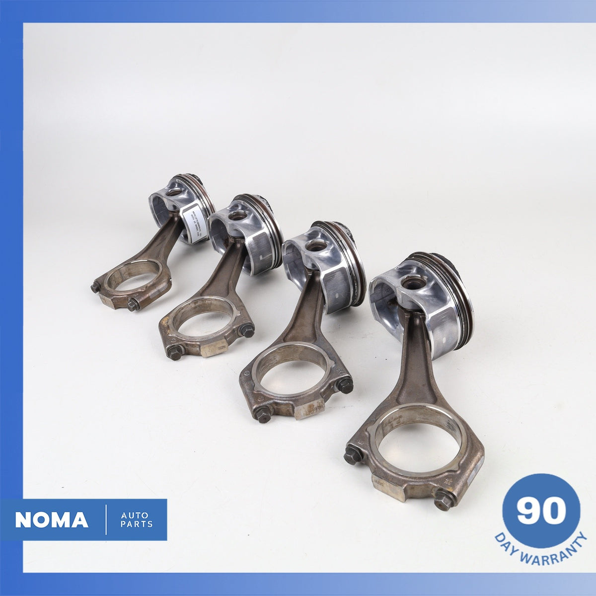10-15 Jaguar X250 XF 5.0L N/A AJ133 V8 Engine Piston Connecting Rod Set OEM - photo 2