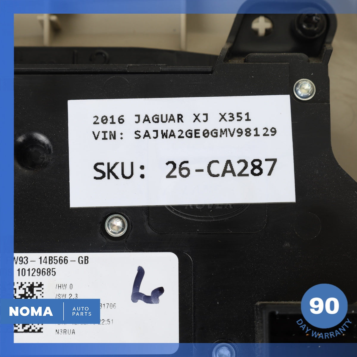 16-19 Jaguar X351 XJL XJR Front Left Driver Side Seat Control Switch OEM - photo 13