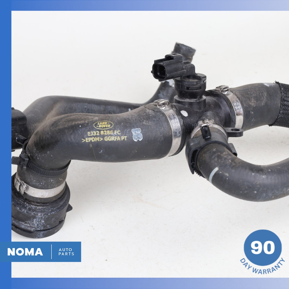 12-17 LR Discovery Sport L550 Engine Cooling Water Hose Set w/Thermostat OEM 46k - photo 12