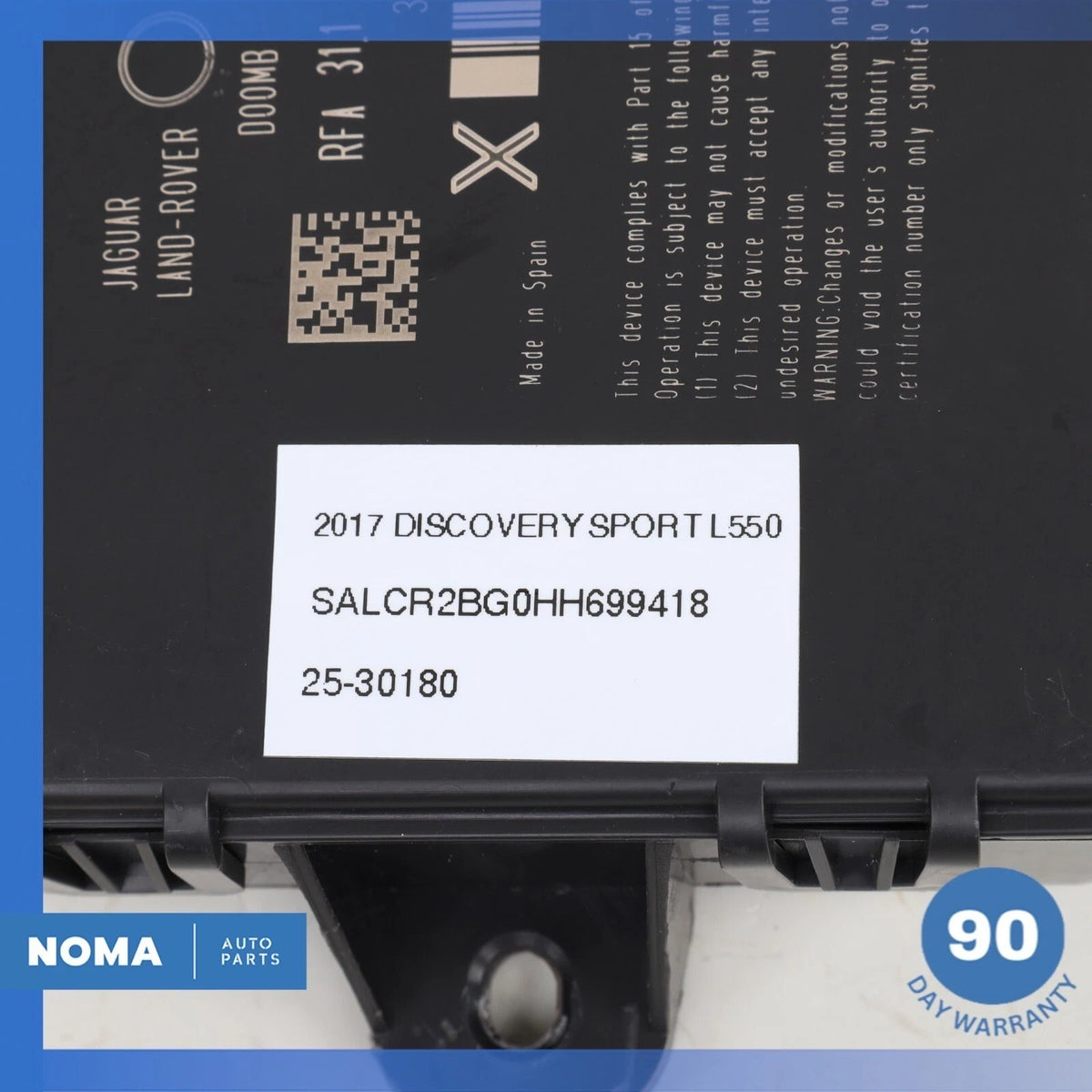 13-23 Range Rover L550 L494 Anti-Theft Keyless Entry Module FK7219H440BF OEM - photo 8