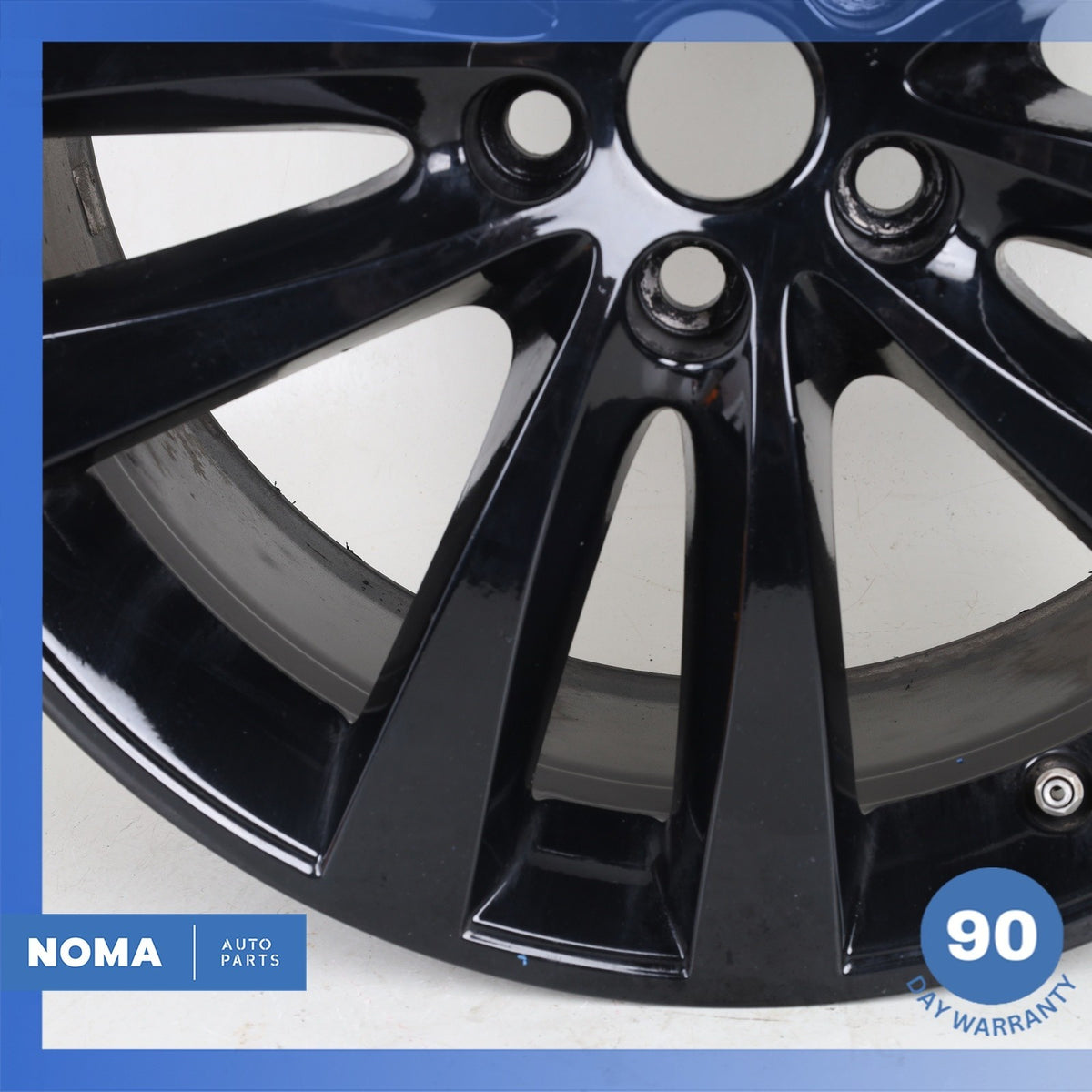 17-21 Jaguar X760 XE Venom 8.5 x R19 19" Rear Wheel Rim Black GX7M1007GA OEM - photo 5