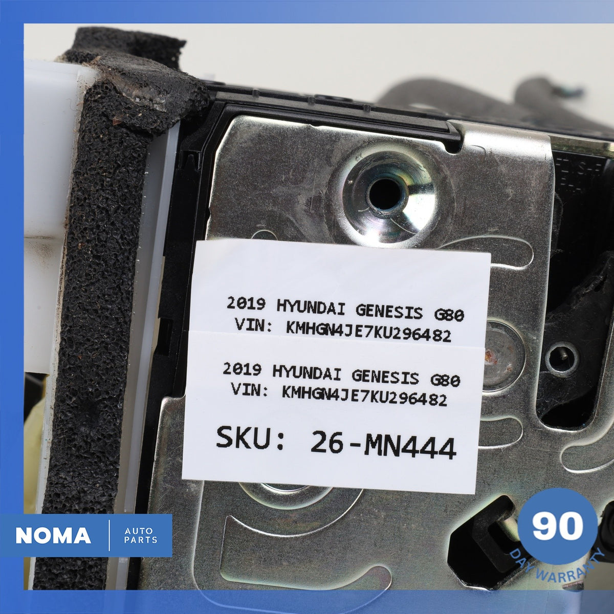 17-20 Genesis DH G80 Front Left Driver Door Lock Actuator w/ Handle Gray OEM - photo 17