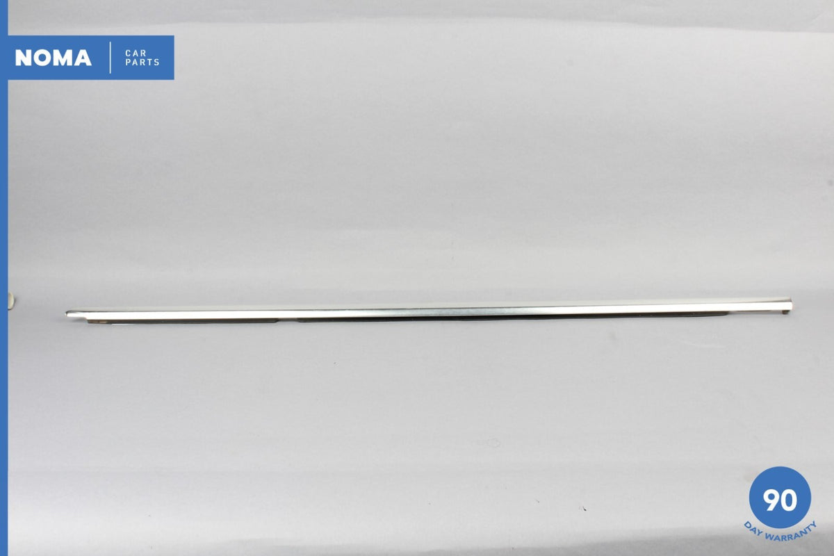 03-08 Jaguar S-Type X206 Rear Left Door Exterior Window Molding Seal Chrome OEM - photo 1
