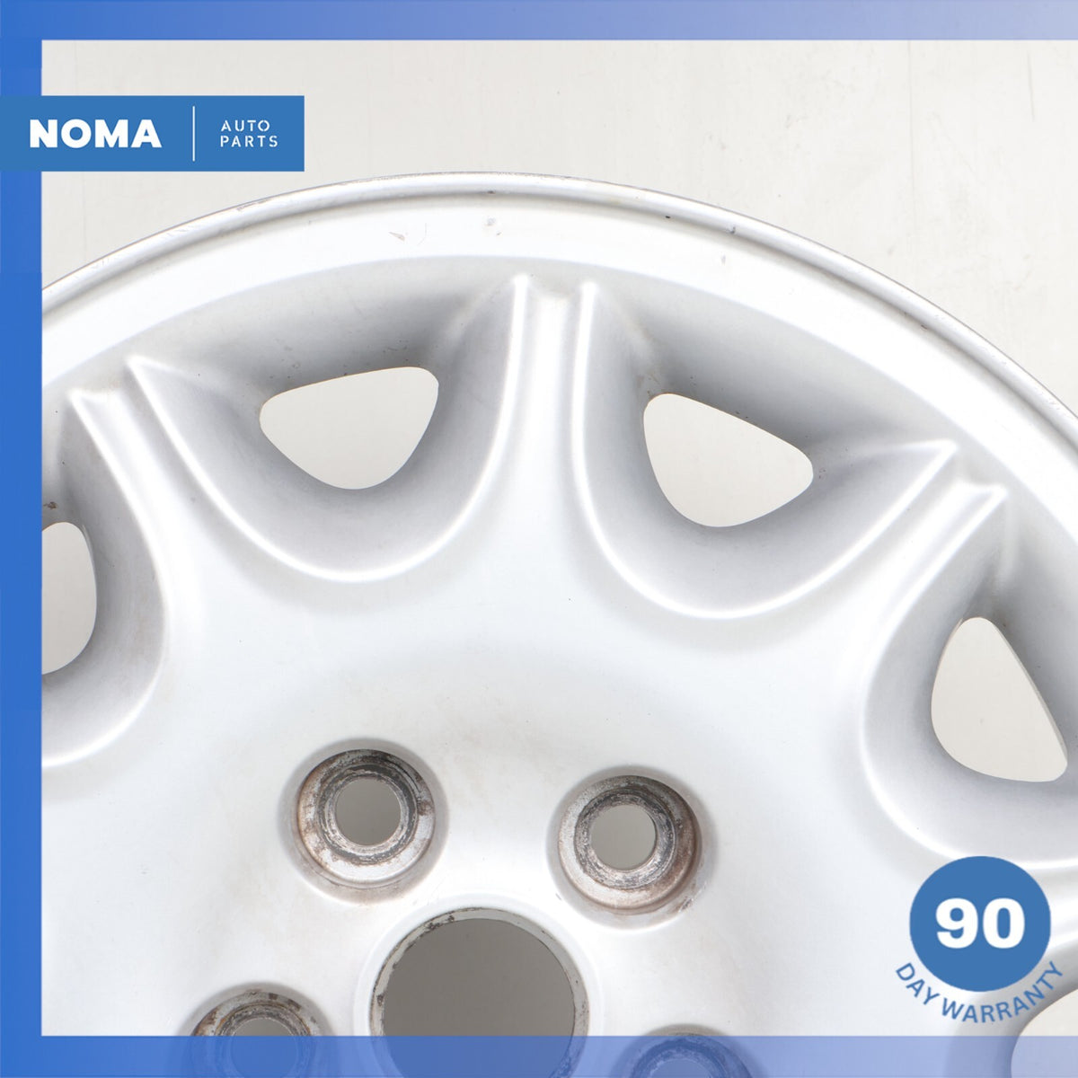 98-03 Jaguar X308 XJ8 Starburst 7 x R16 16" Wheel Rim Silver MNC6113AA OEM - photo 2