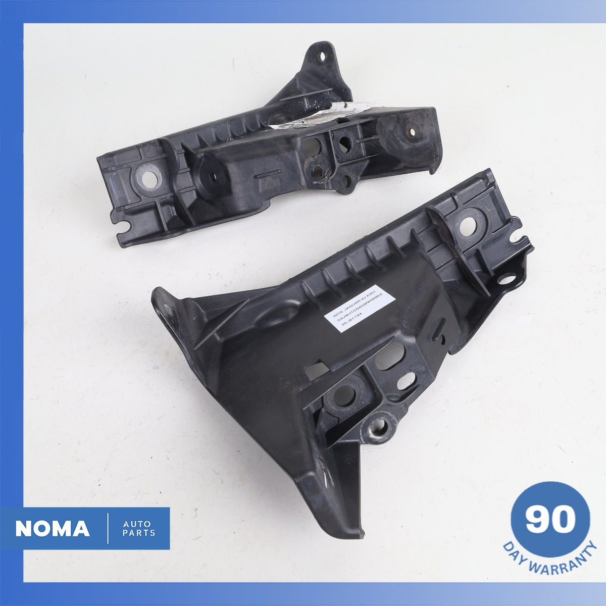 10-19 Jaguar X351 XJ XJR Right & Left Side Fender Support Bracket Mount Set OEM - photo 7