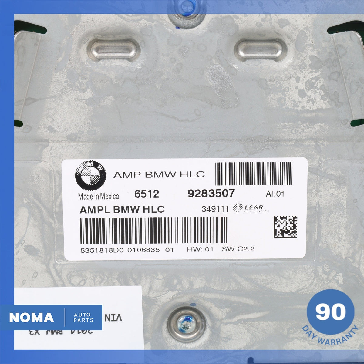 BMW F25 X3 Audio Sound Hi-Fi System AMP Amplifier 9283507 OEM - photo 14