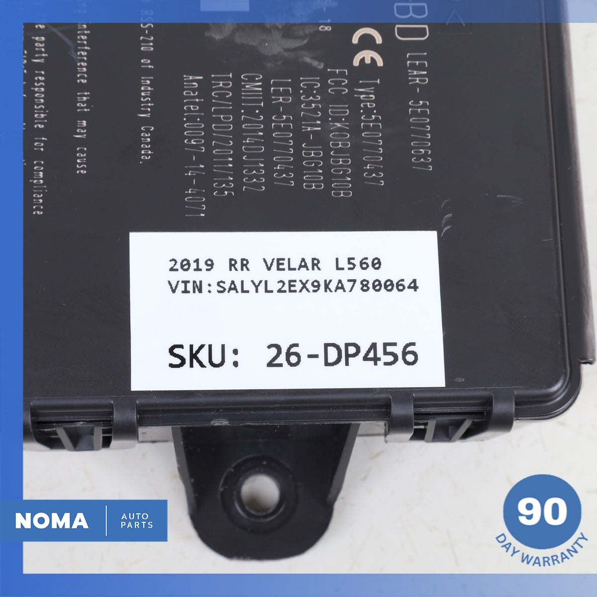 13-23 Land Rover L560 Velar Discovery Anti-Theft Keyless Entry Module OEM - photo 10