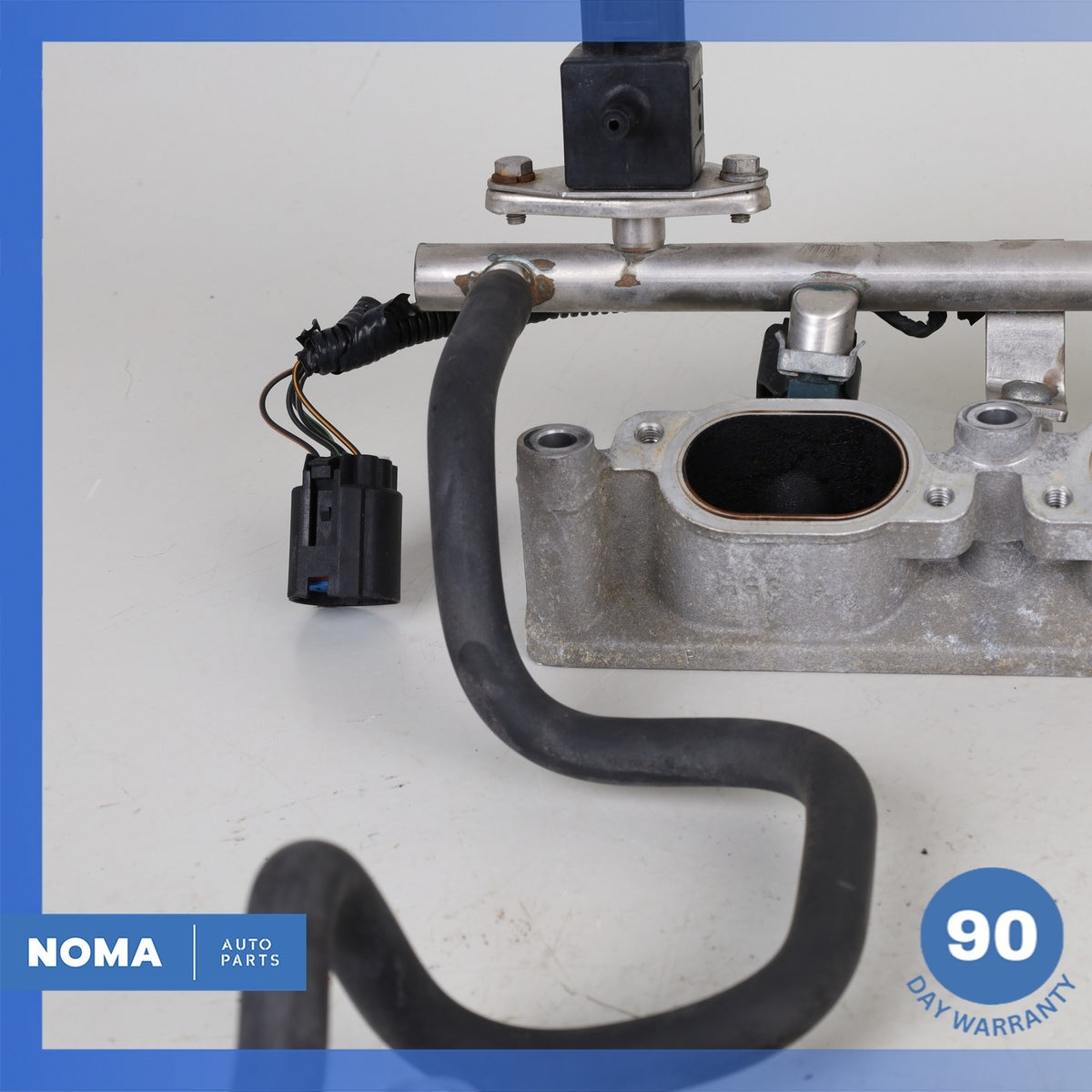 03-06 Jaguar X100 XKR S/C Induction Manifold Adaptor Set w/ Fuel Rail OEM 78k - photo 14