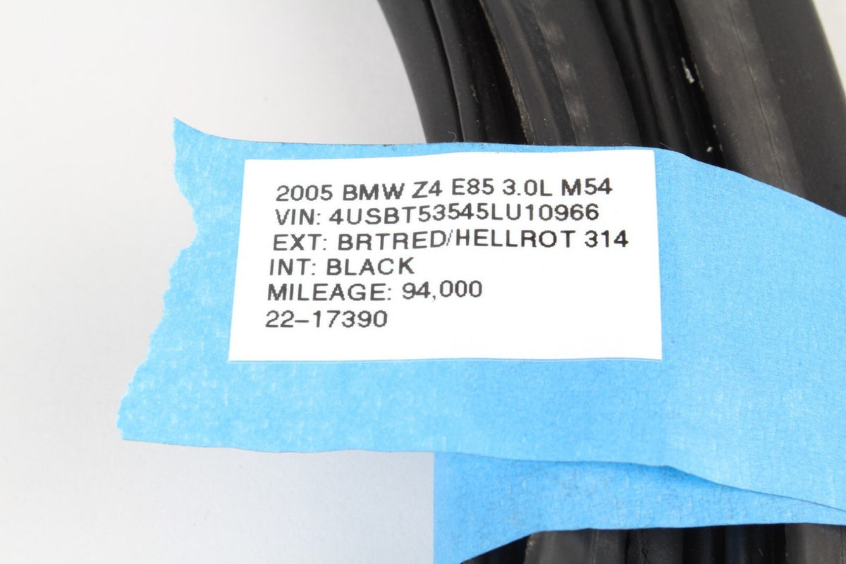 03-08 BMW Z4 E85 Roadster Rear Back Trunk Boot Lid Weatherstrip Seal 7016194 OEM - photo 12