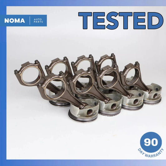 02-06 BMW E64 645Ci 545i 745Li 4.4 N62B44 Engine Piston Connecting Rod Set OEM - photo 1