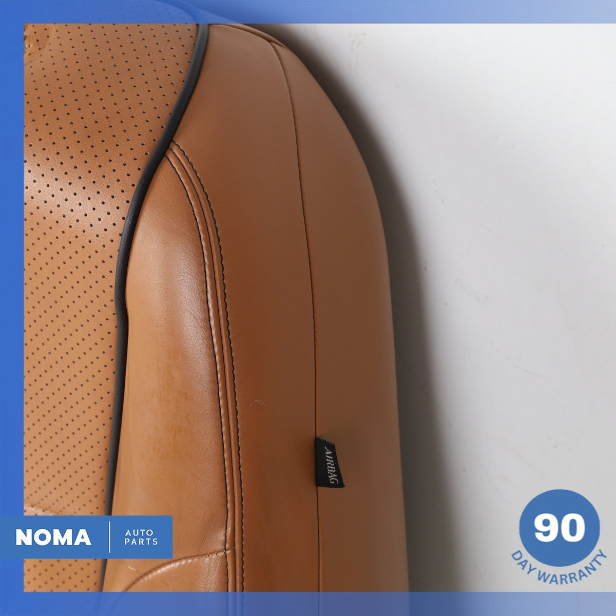 10-19 Jaguar X351 XJ XJR Front Left Driver Top Upper Seat Cushion Brown OEM - photo 9
