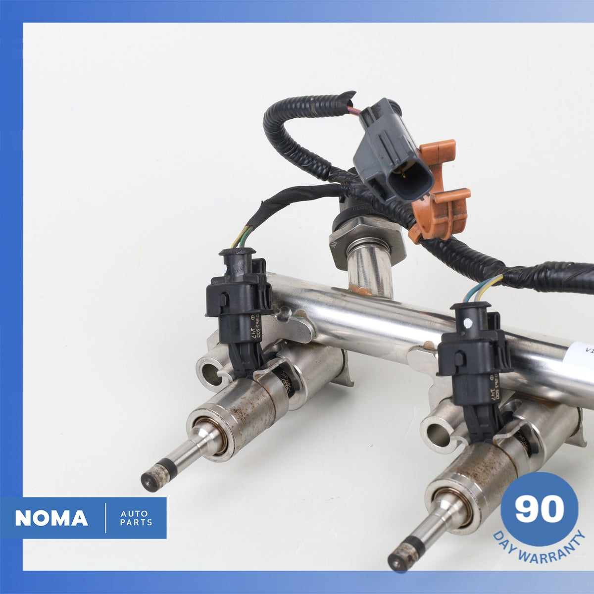 14-17 Range Rover Evoque L538 Engine Motor Fuel Injector Rail w/ Injectors OEM - photo 9