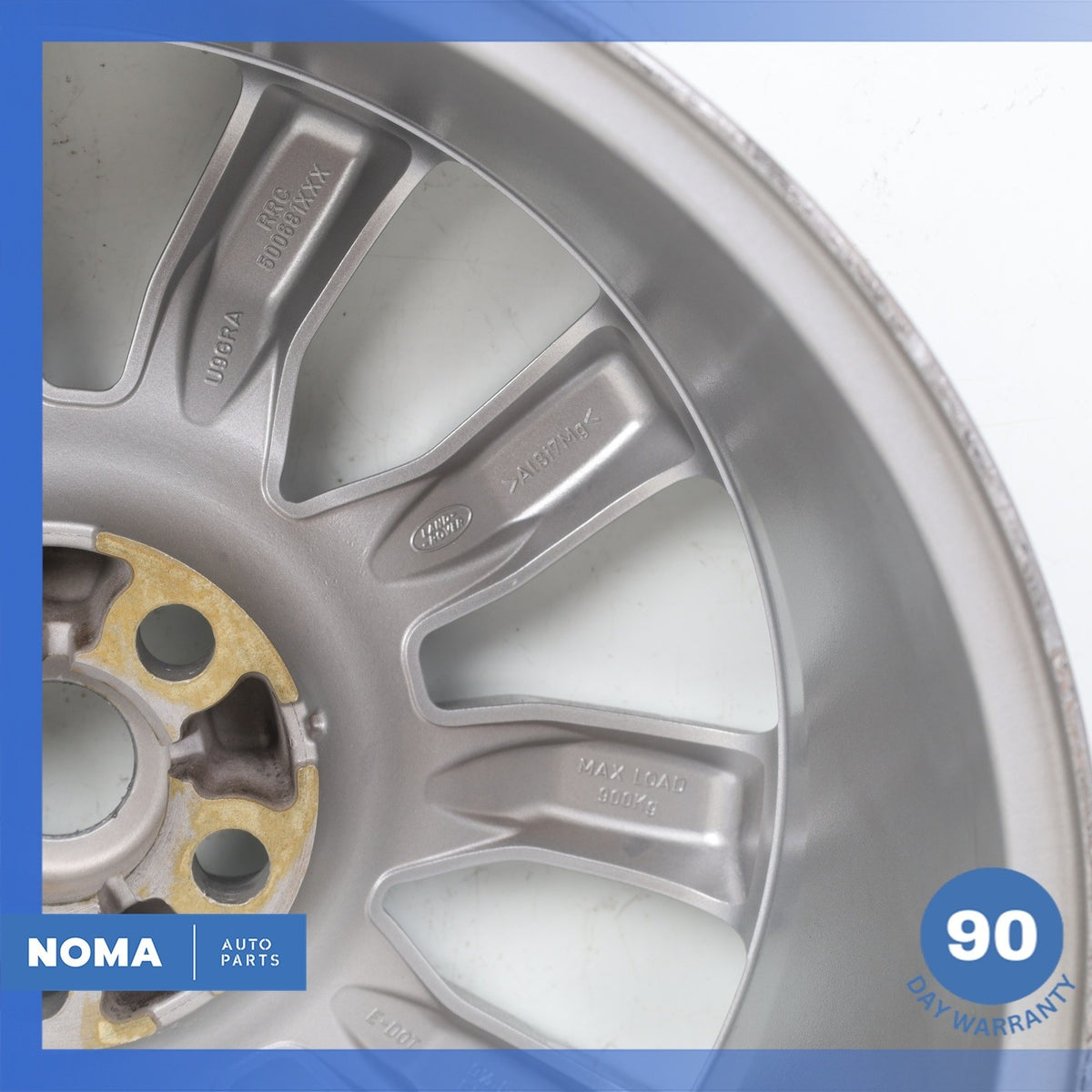 14-22 LR Range Rover Sport L494 Silver Sparkle 9.5 x R20 20" Wheel Rim OEM - photo 12