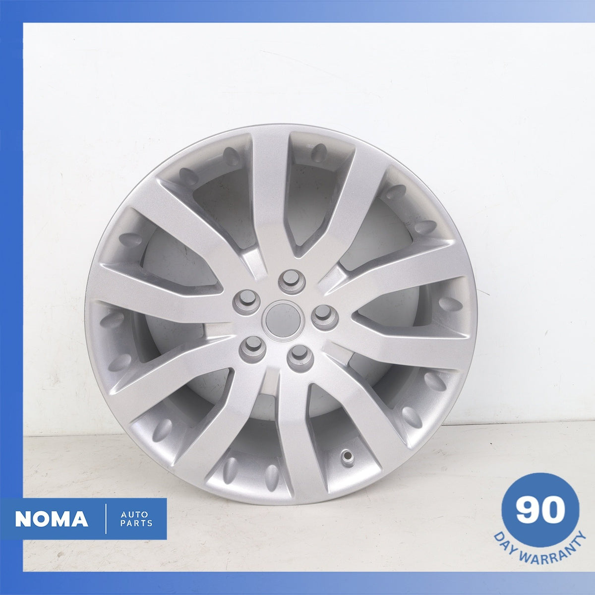 14-22 LR Range Rover Sport L494 Silver Sparkle 9.5 x R20 20" Wheel Rim OEM - photo 1