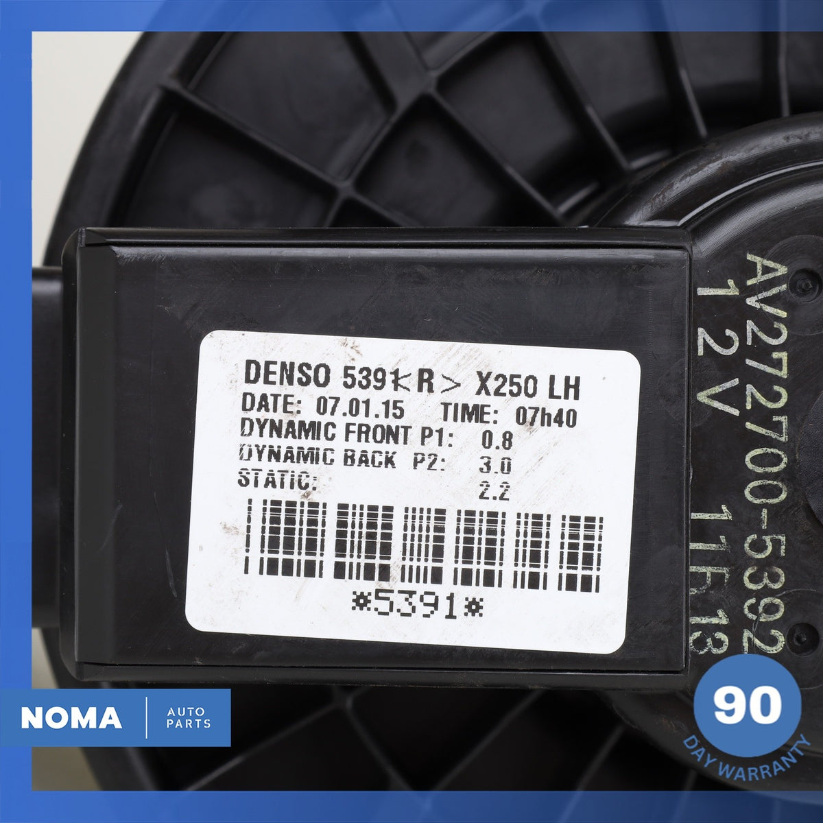 09-15 Jaguar X250 XF XJL A/C Air Conditioner Blower Motor w/ Resistor OEM 74k - photo 9