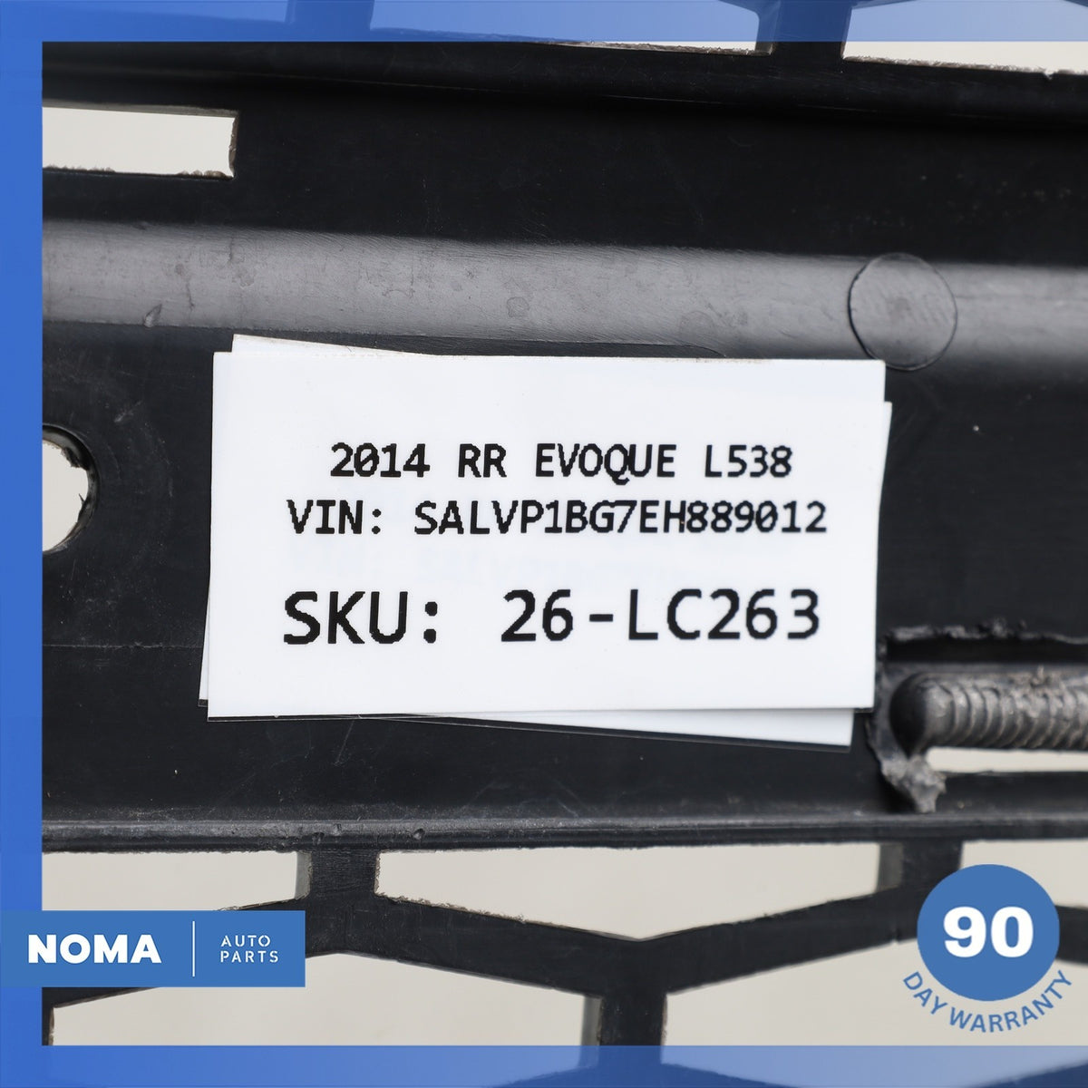 12-15 Range Rover Evoque L538 Front Bumper Center Lower Grill Grille OEM - photo 12