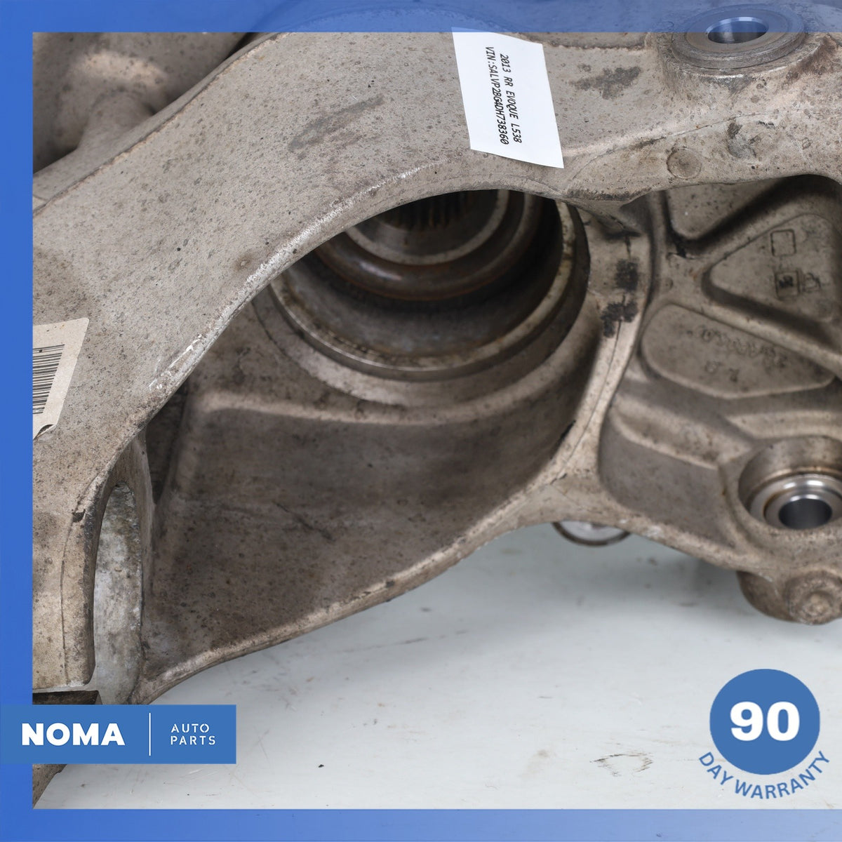 12-19 LR Range Rover Evoque L538 Rear Left Spindle Knuckle Hub w/ Shield OEM - photo 10