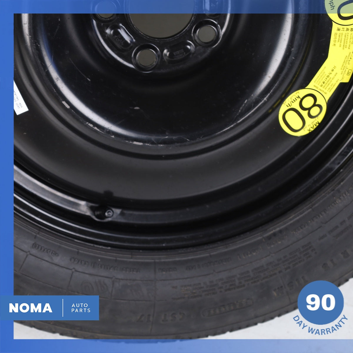 11-23 LR Discovery Sport L550 Emergency Spare Tire Wheel Donut Rim 155 85 18 OEM - photo 4