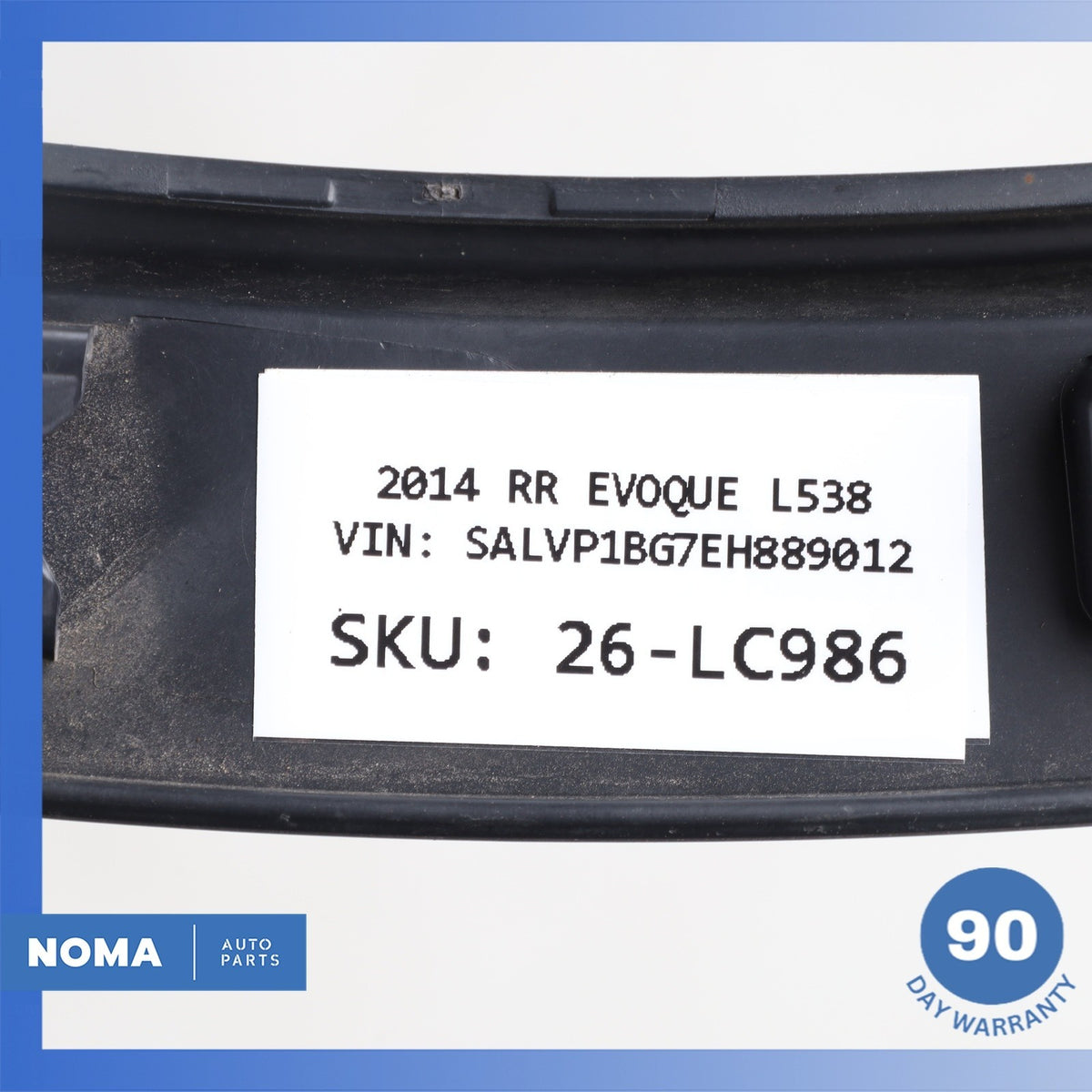 12-19 Range Rover Evoque L538 Front Left Side Wheel Arch Molding OEM - photo 13
