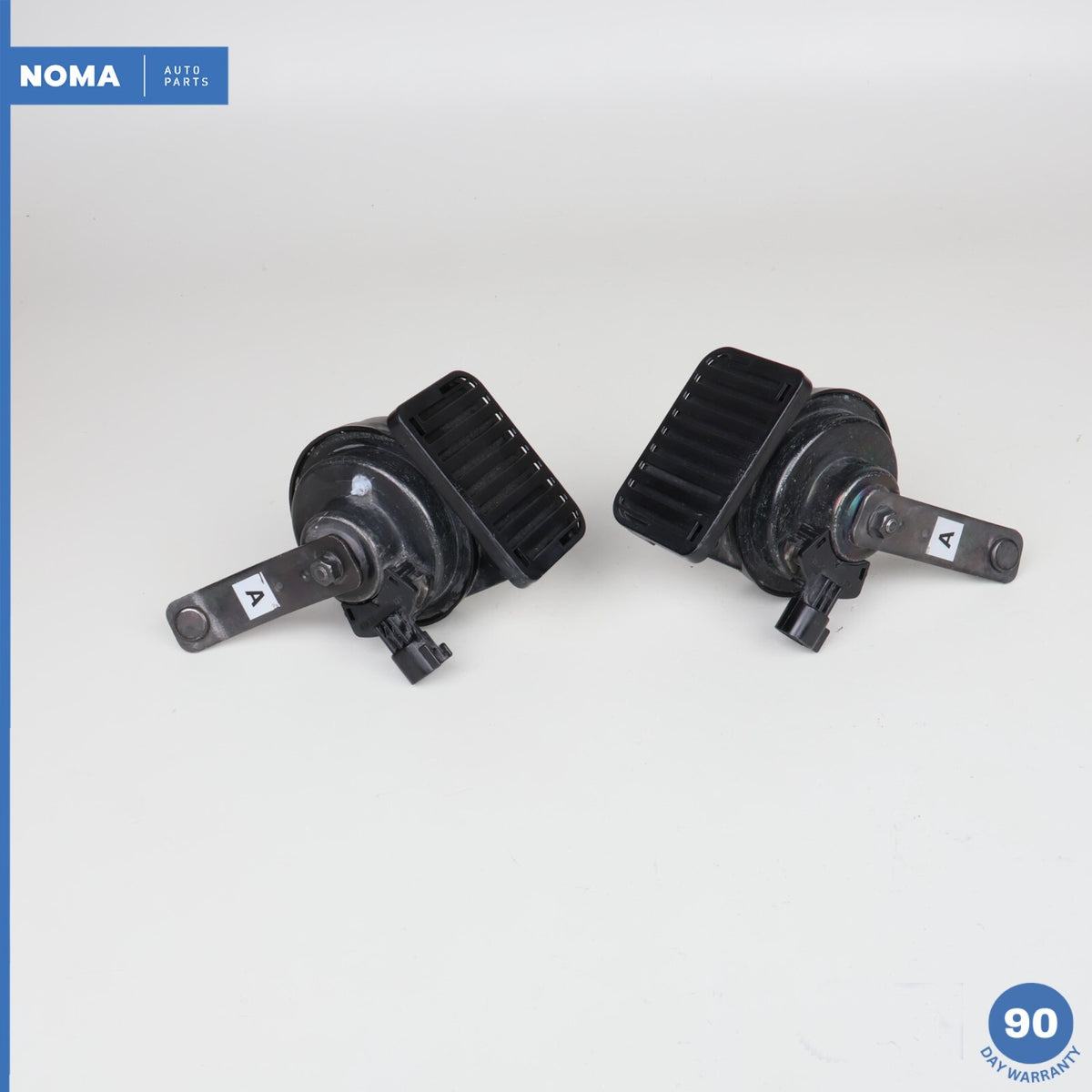 16-21 Jaguar XF X260 Right & Left High & Low Tone Signal Horn Set of 2 OEM - photo 11