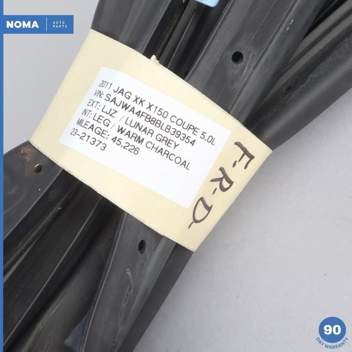 07-15 Jaguar X150 XK XKR Right Passenger Lower Door Weatherstrip Seal OEM - photo 14