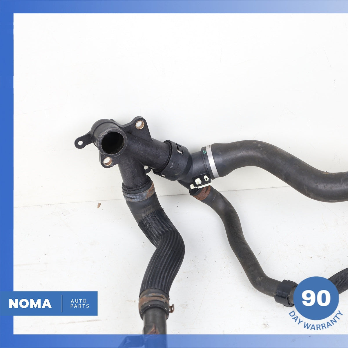 17-19 Jaguar X760 XE 2.0L Diesel Engine Radiator Thermostat Coolant Hose Set OEM - photo 4
