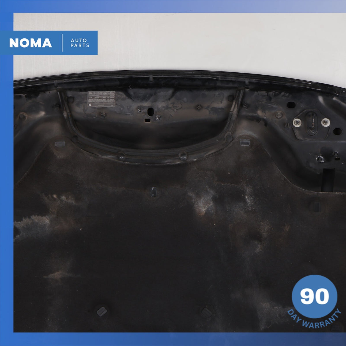 16-23 Jaguar X260 XF Hood Bonnet Cover Panel Assembly Santorini Black OEM - photo 14
