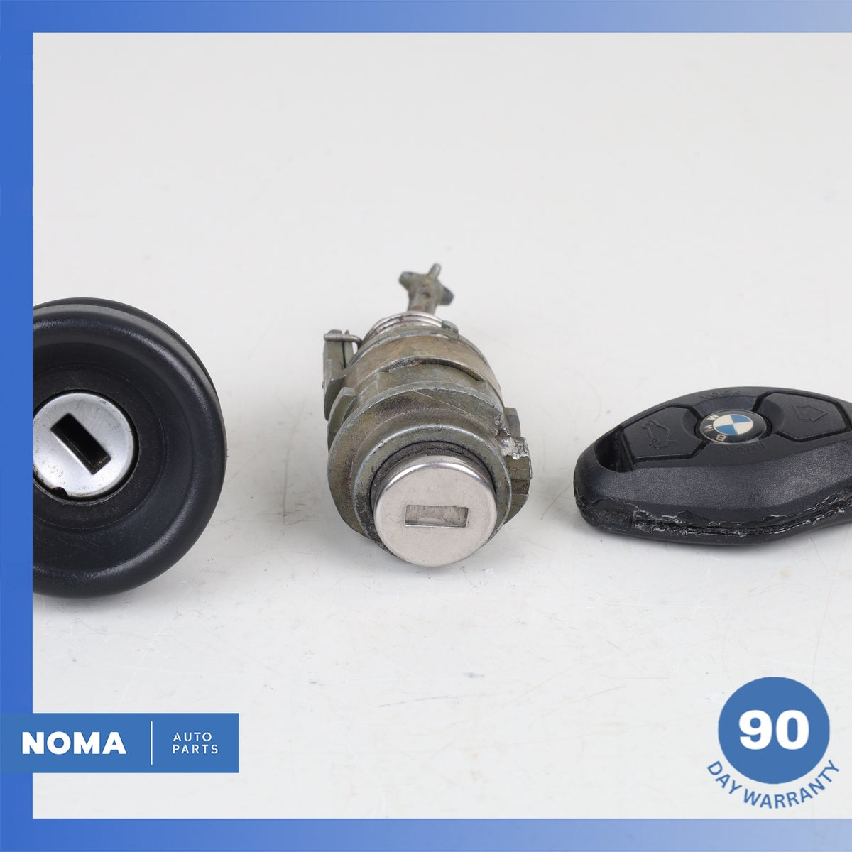 03-08 BMW E85 Z4 Trunk Ignition Safety Lock Barrel Set / Key 32307197330 OEM - photo 5