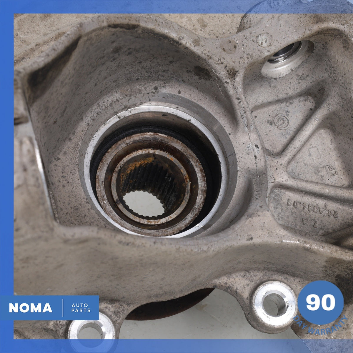 12-19 Range Rover Evoque L538 Rear Left Spindle Knuckle Hub w/ Shield OEM - photo 11