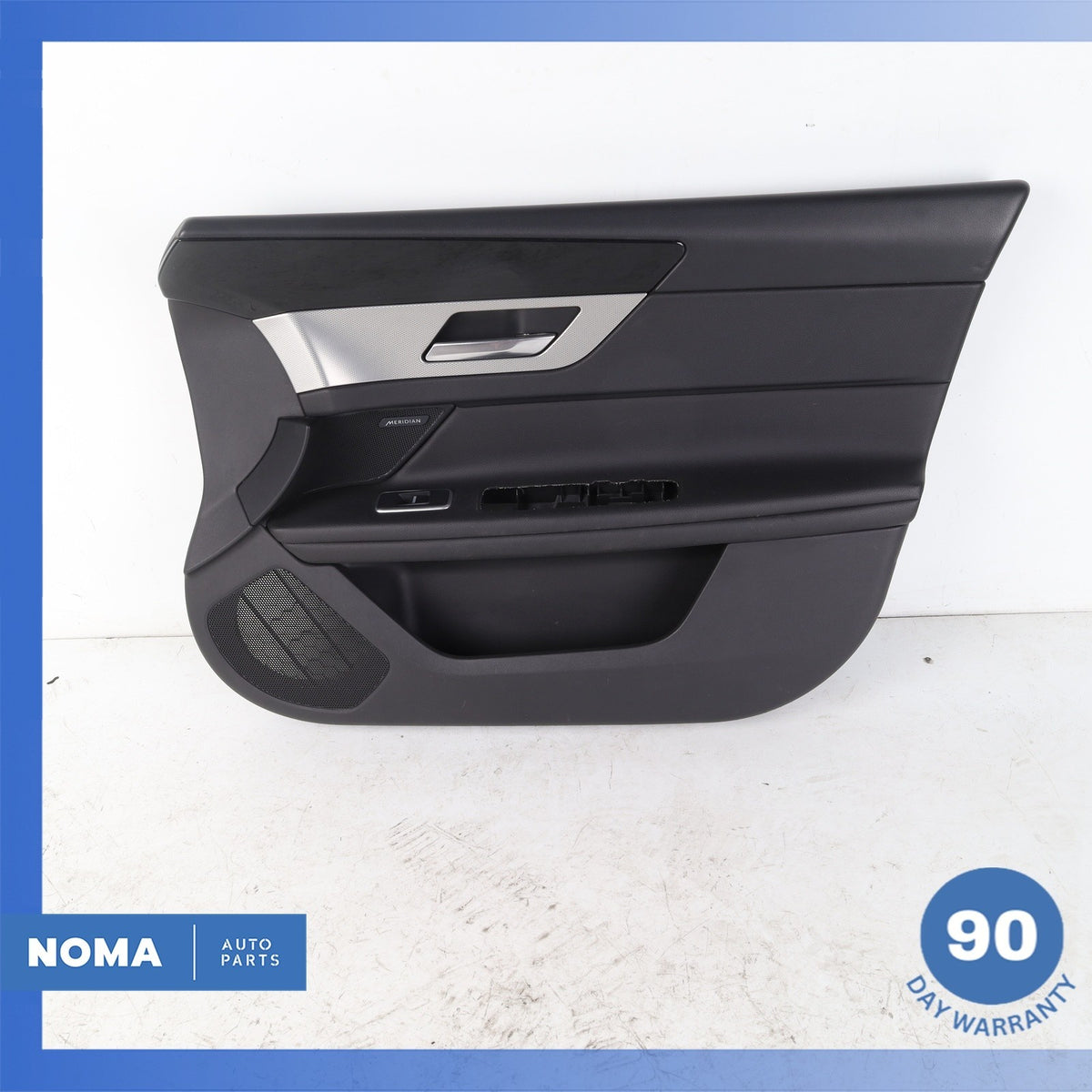 16-20 Jaguar X260 XF Front Right Passenger Side Door Panel Trim Black OEM - photo 1