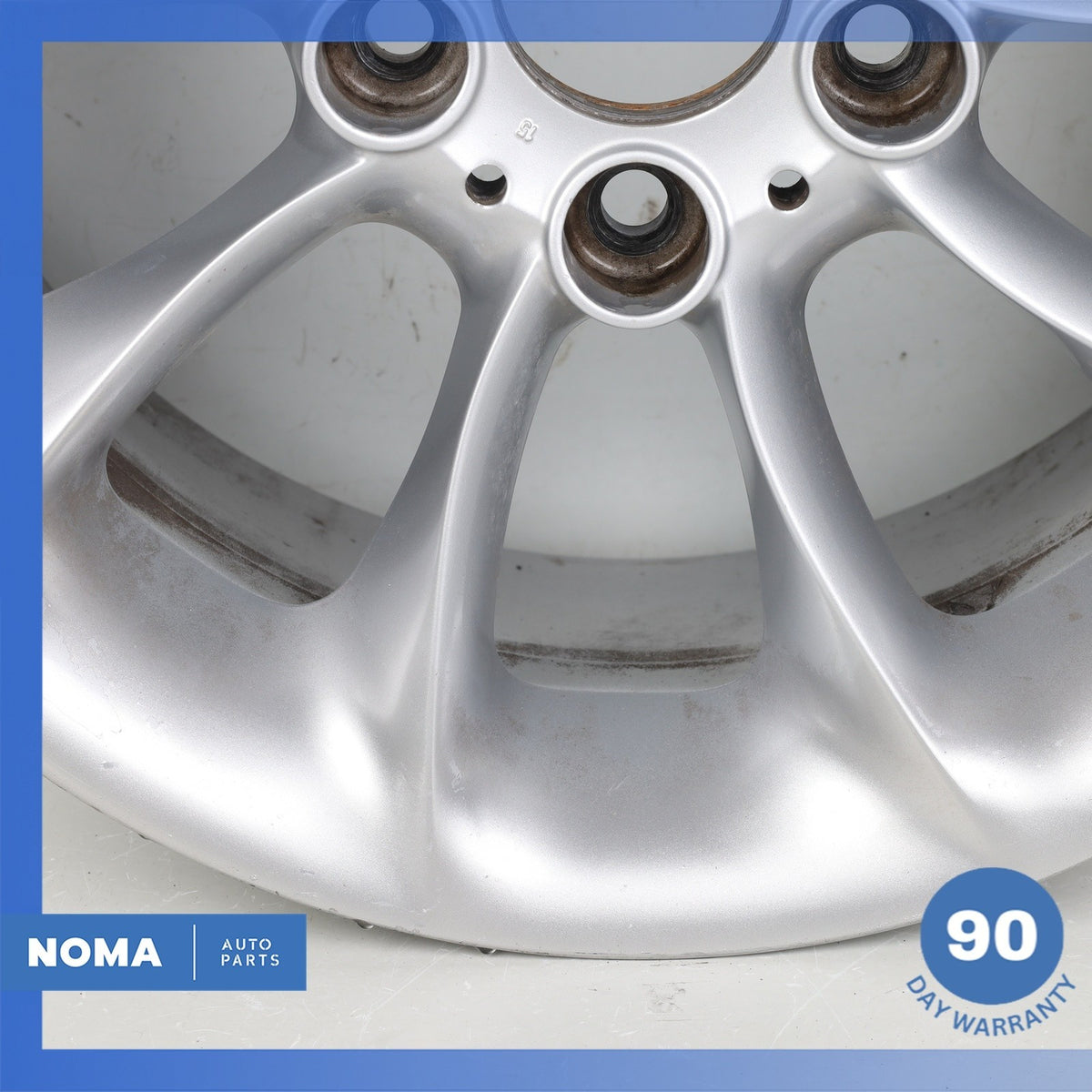 03-08 BMW E85 Z4 Style 106 8 x R17 17" Wheel Rim Silver 36116758191 OEM - photo 8