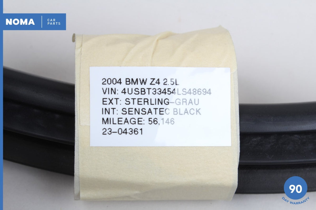 03-08 BMW Z4 E85 Front Right Passenger Side Door Weather Strip Seal Gasket OEM - photo 14