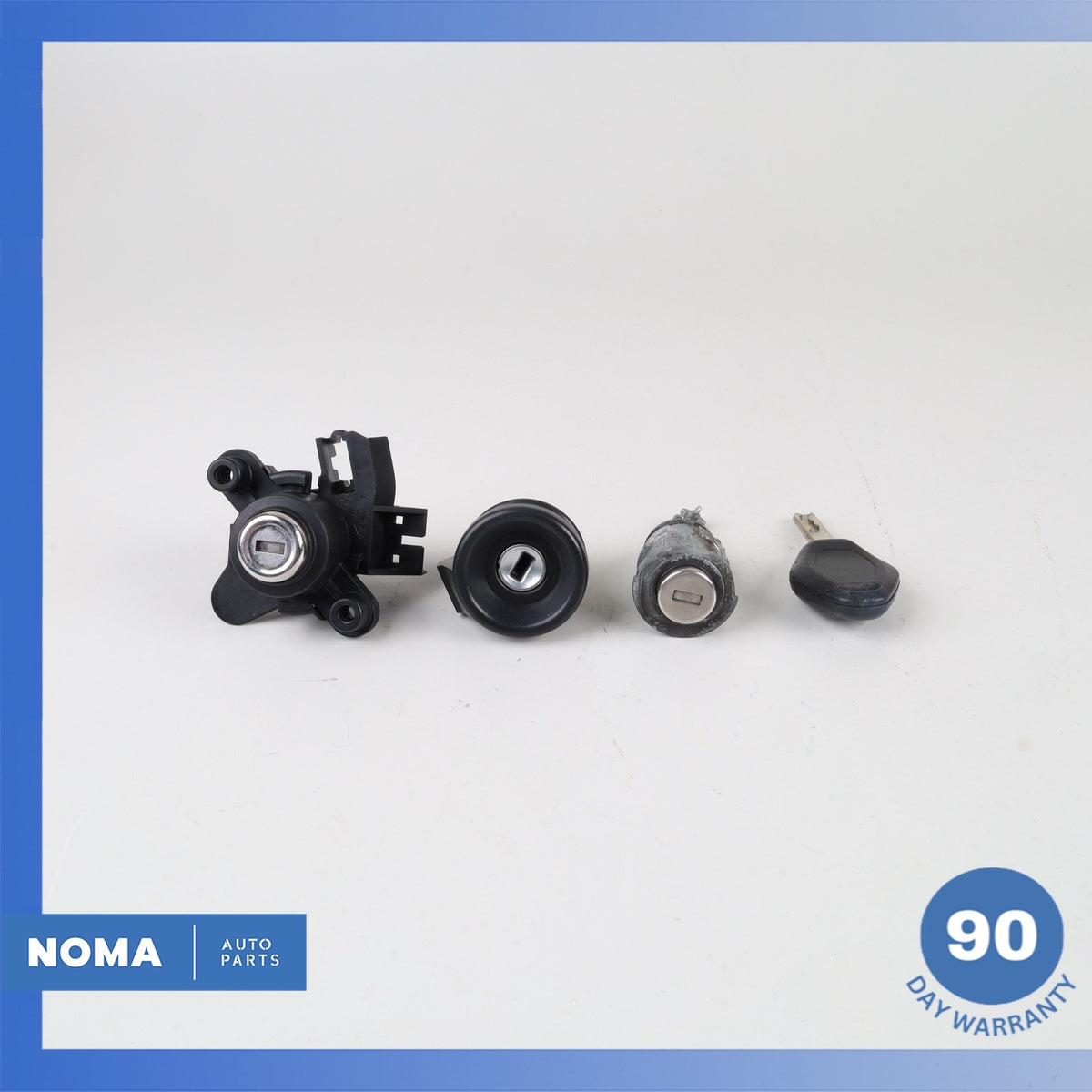 03-08 BMW E85 Z4 Trunk Ignition Safety Lock Barrel Set / Key 32307197330 OEM - photo 2