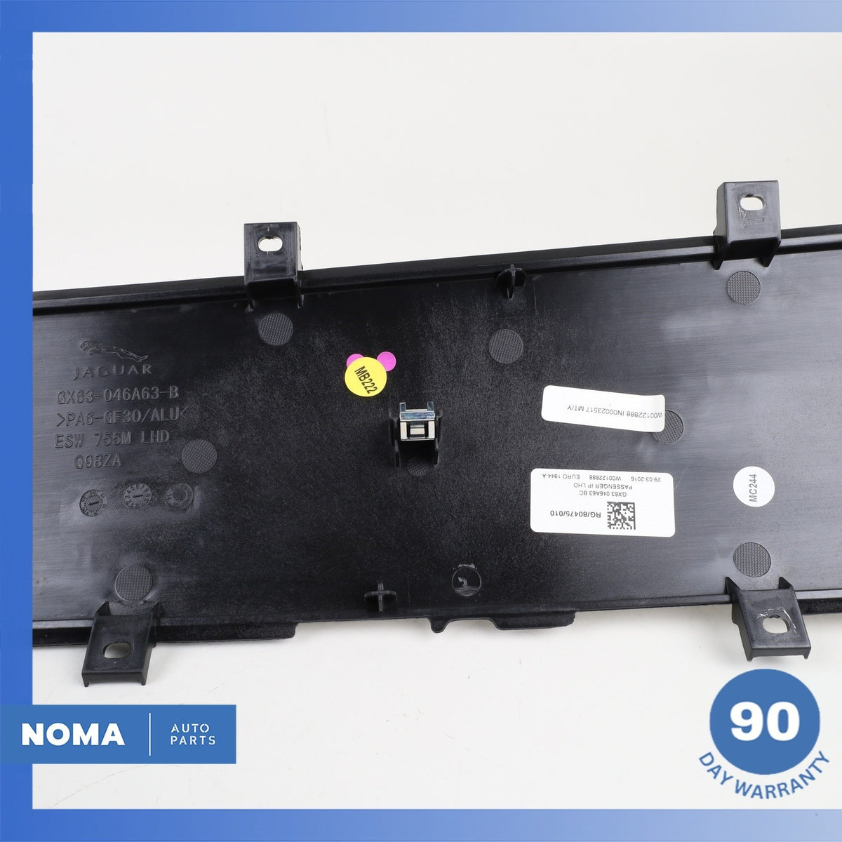 16-23 Jaguar X260 XF Right Side Dashboard Dash Board Panel Cover w/ Air Vent OEM - photo 11