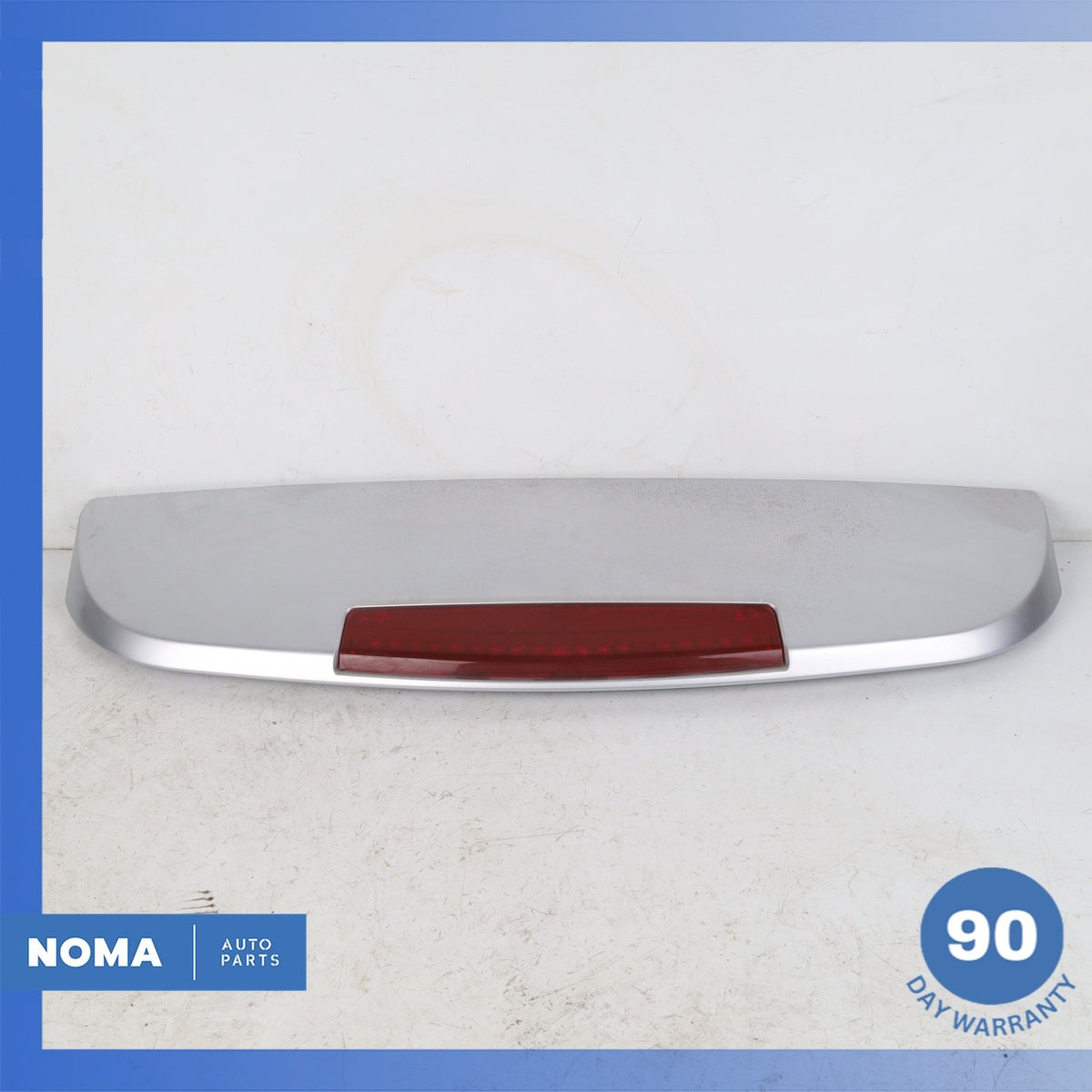 06-09 Range Rover Sport L320 Rear Trunk Spoiler Wing w/ Brake Light Silver OEM - photo 1