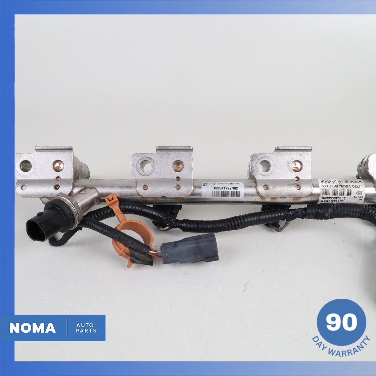 14-17 RR Evoque L538 2.0 Engine Motor Fuel Injector Rail w/ Injectors OEM - photo 11