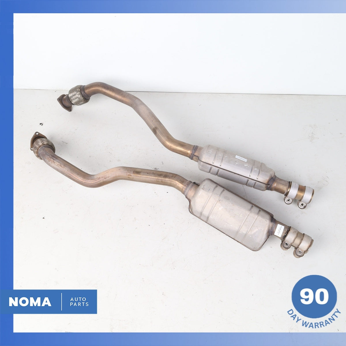 16-18 Audi 4G8 A7 A6 3.0L Center Exhaust Muffler Resonator Pipe Set OEM - photo 1