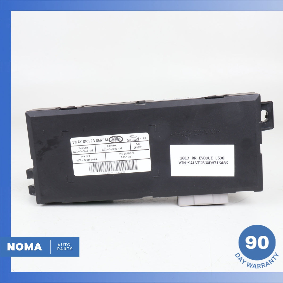 12-15 LR Range Rover Evoque L538 Front Left Driver Side Seat Module Unit OEM - photo 10