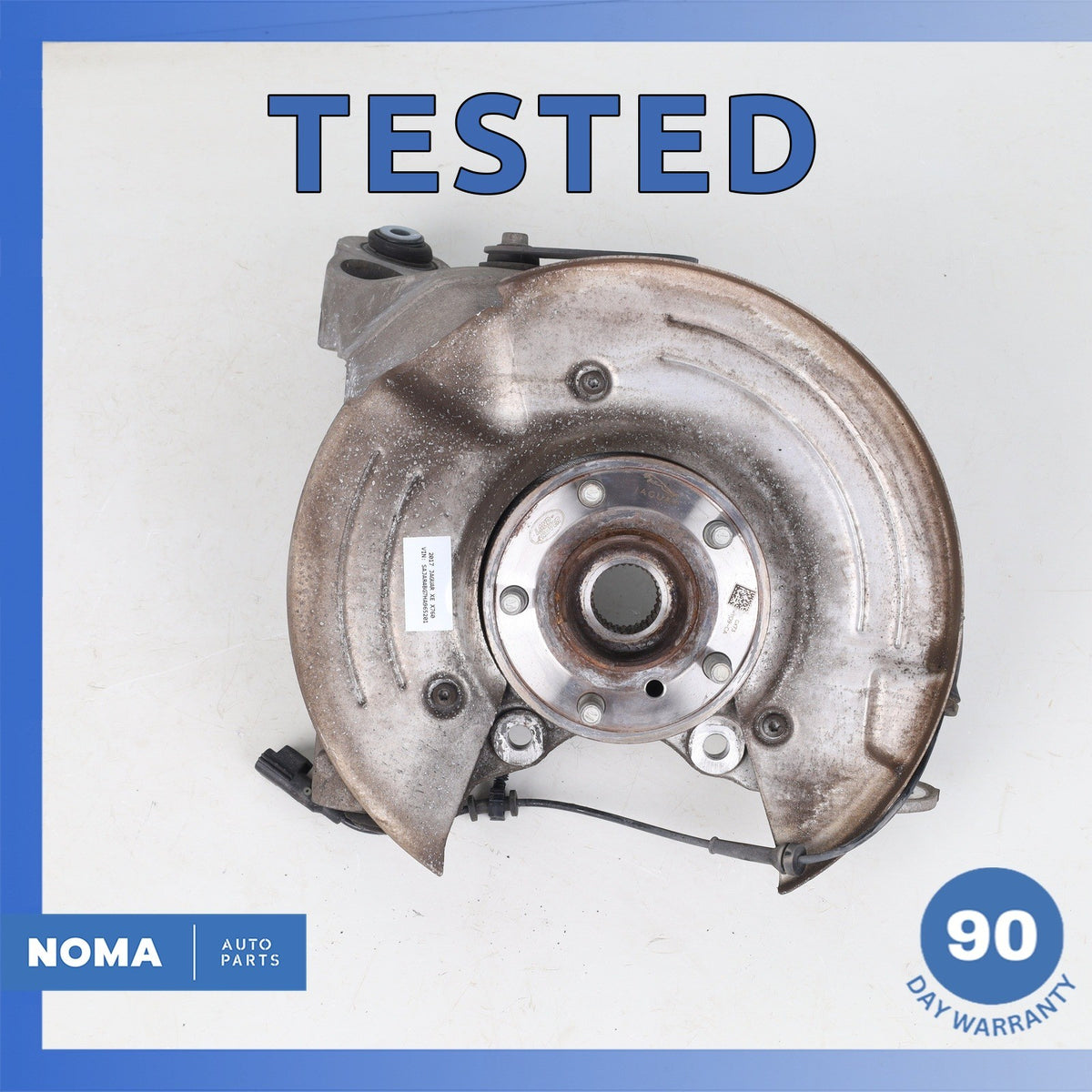 16-20 Jaguar X760 XE XF Rear Left Side Spindle Knuckle Hub w/ Shield OEM - photo 1