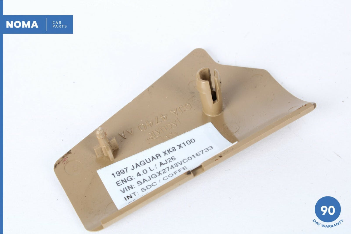 97-03 Jaguar XK8 XKR X100 Front Right Seat Inner Hinge Cover GJA4740AA SDC OEM - photo 4