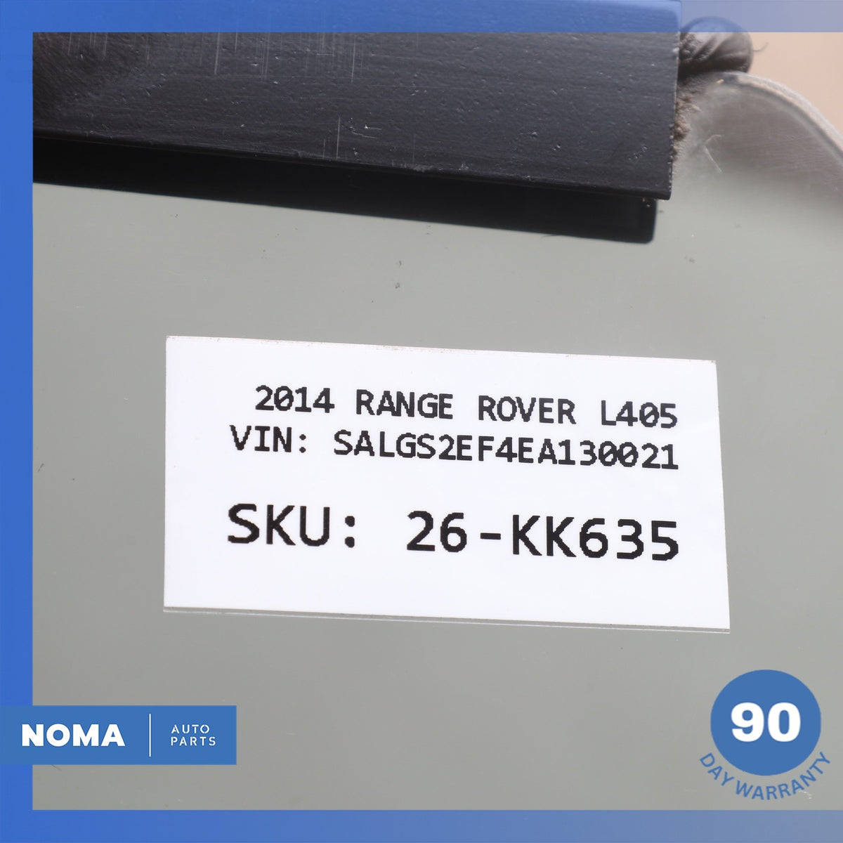 13-22 Land Rover Range Rover L405 Rear Right Side Door Window Glass OEM - photo 13