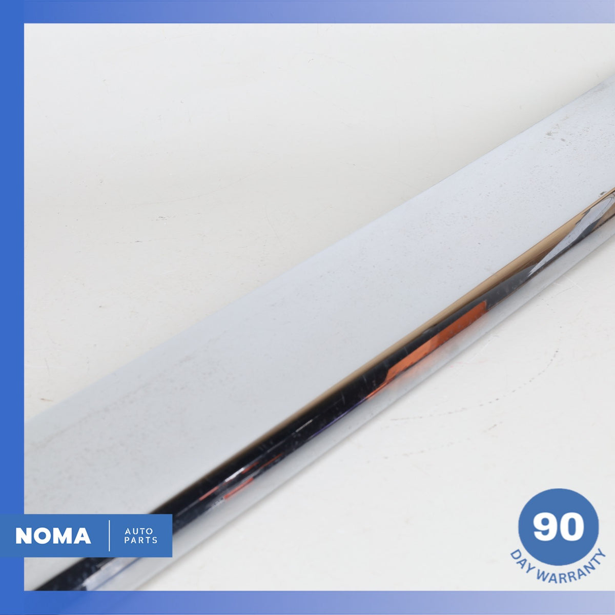 94-96 Jaguar XJS Series 3 Rear Bumper Center Molding Chrome HHC6620AA OEM - photo 3