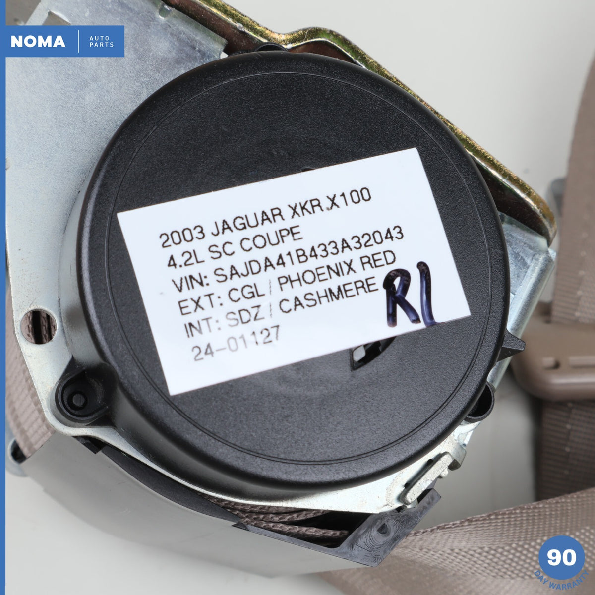 00-06 Jaguar XK8 X100 Coupe Rear Left or Right Side Seat Belt Retractor AEK OEM - photo 14