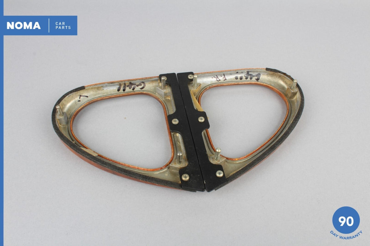 00-05 Jaguar XK8 X100 Left & Right Side Dashboard Vent Bezel Molding Wood OEM - photo 12