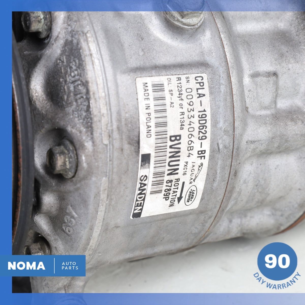 10-23 Jaguar X152 F-Type Range Rover AC Air Conditioning Compressor Clutch OEM - photo 5