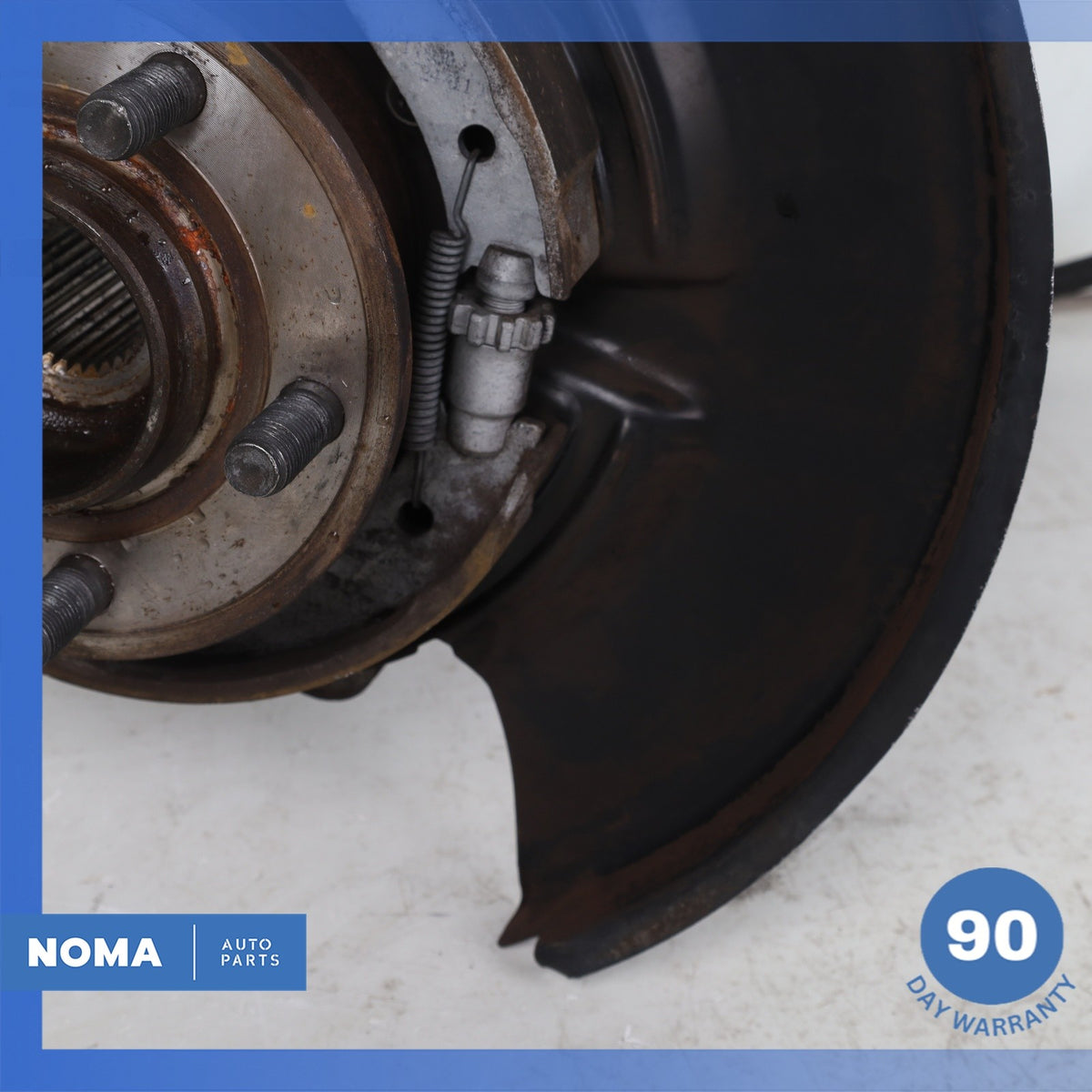 10-12 Land Rover Range Rover L322 Rear Right Spindle Knuckle Hub w/ Shield OEM - photo 3